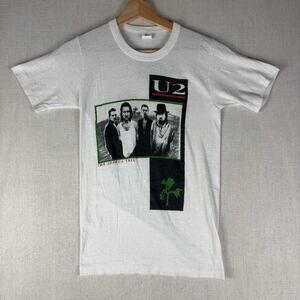 Vintage U2 Joshua Tree 1980s Tour With Or Without You Shirt Small